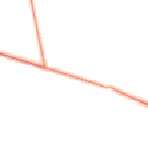 Daytime road noise heatmap for PE22 7BG