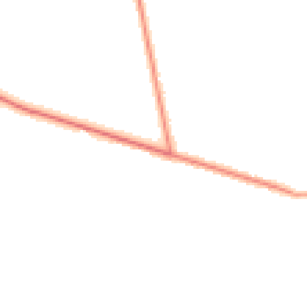Daytime road noise heatmap for PE22 7BH