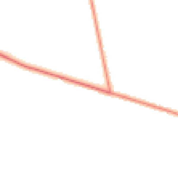 Daytime road noise heatmap for PE22 7BQ