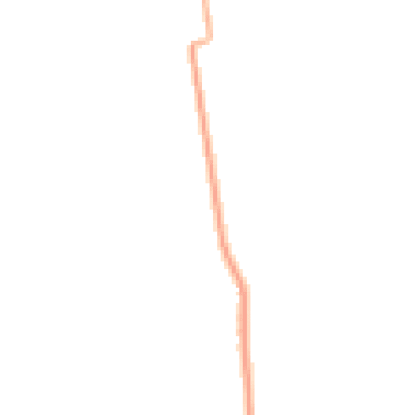 Night-time road noise heatmap for PE22 7DH
