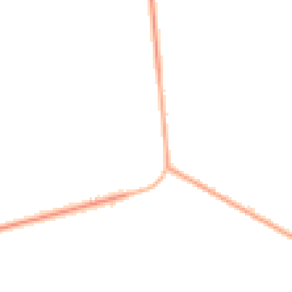 Night-time road noise heatmap for PE22 7HH