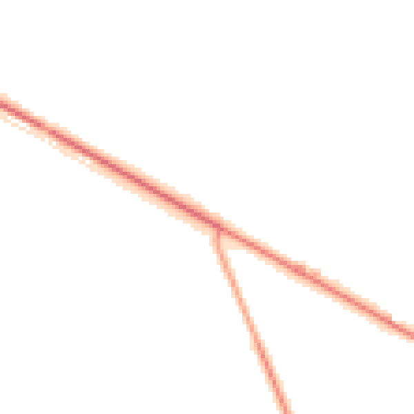 Daytime road noise heatmap for PE22 7HW