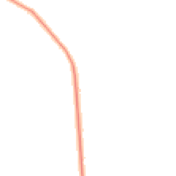 Night-time road noise heatmap for PE22 7SU