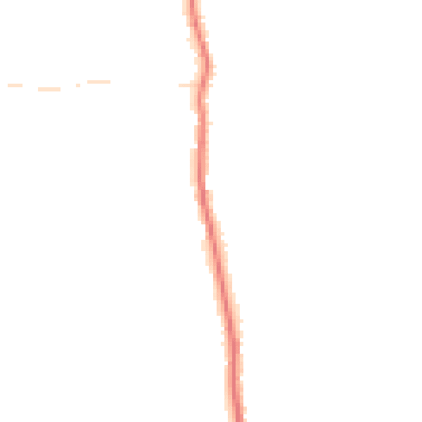 Night-time road noise heatmap for PE22 8AD