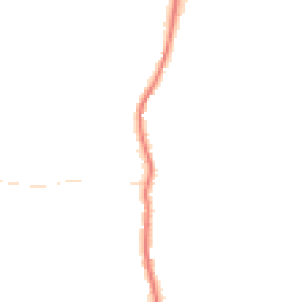 Night-time road noise heatmap for PE22 8AY