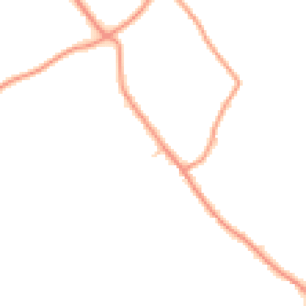 Daytime road noise heatmap for PE22 8DZ