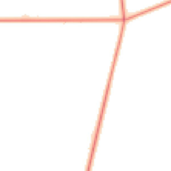 Daytime road noise heatmap for PE22 8LE