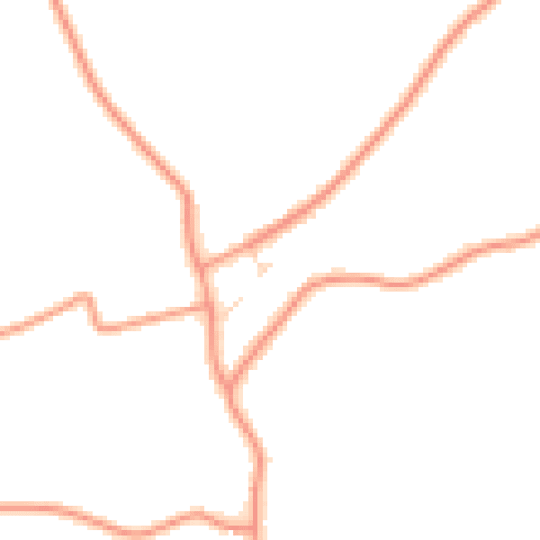 Daytime road noise heatmap for PE22 8NH