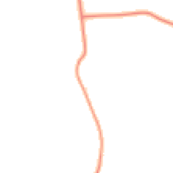 Daytime road noise heatmap for PE22 8NS