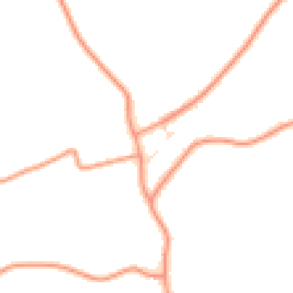Daytime road noise heatmap for PE22 8NX
