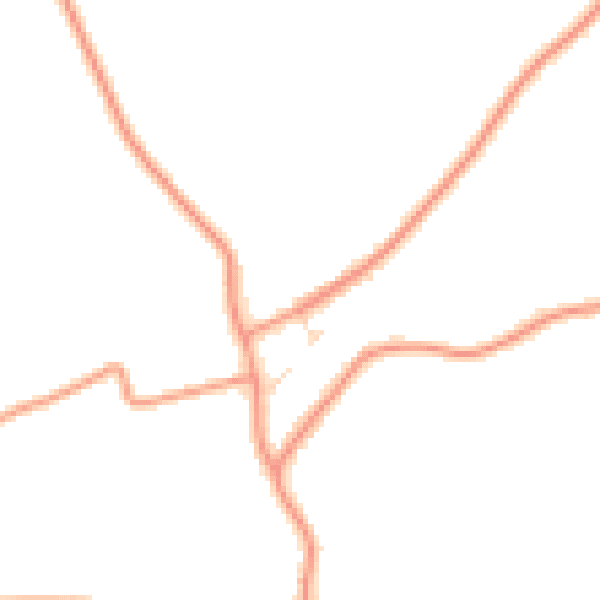 Daytime road noise heatmap for PE22 8NY