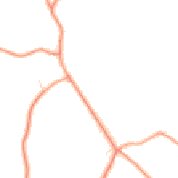 Daytime road noise heatmap for PE22 8RD