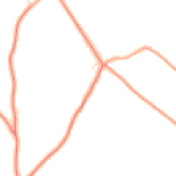 Daytime road noise heatmap for PE22 8RG