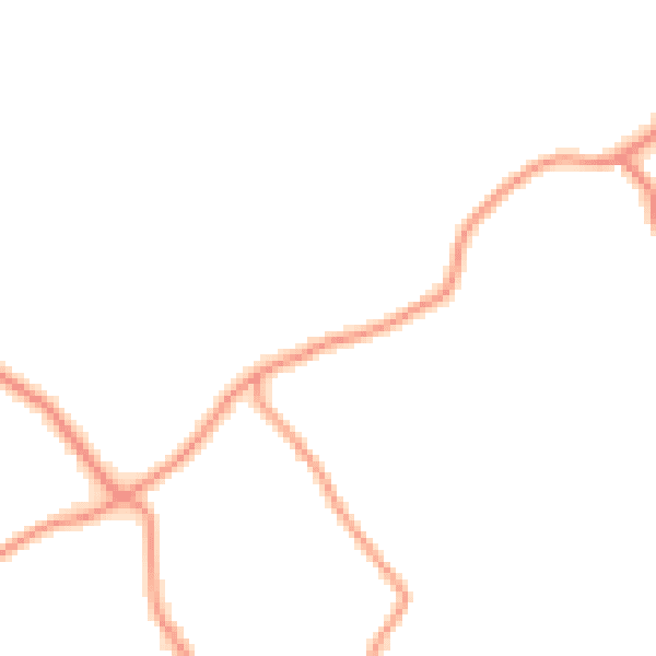 Daytime road noise heatmap for PE22 8SG