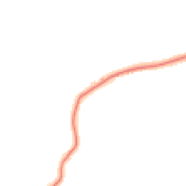 Night-time road noise heatmap for PE22 9AD