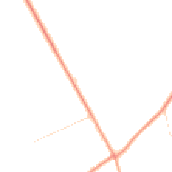Daytime road noise heatmap for PE22 9DW