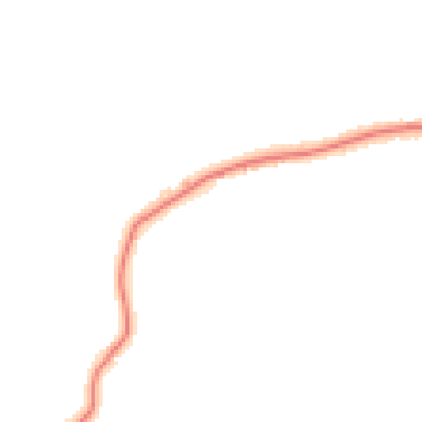 Night-time road noise heatmap for PE22 9EJ