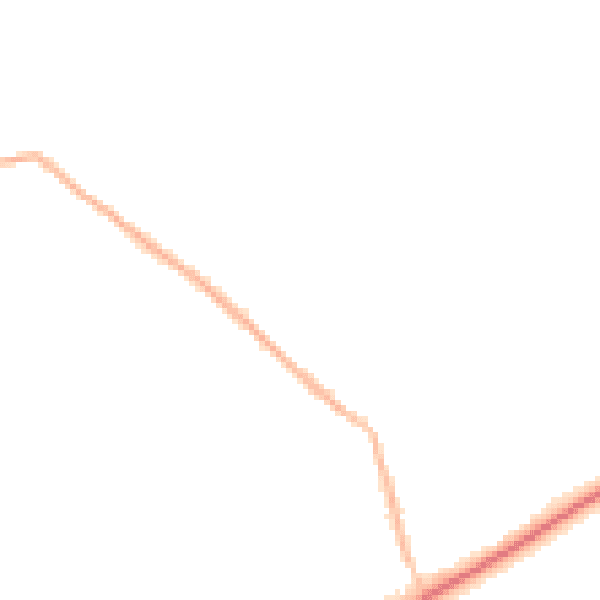 Night-time road noise heatmap for PE22 9LL