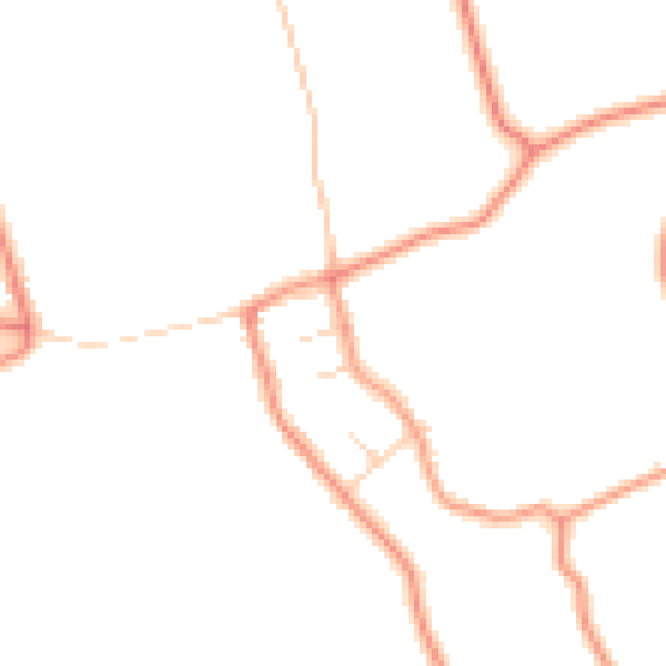 Daytime road noise heatmap for PE22 9PX