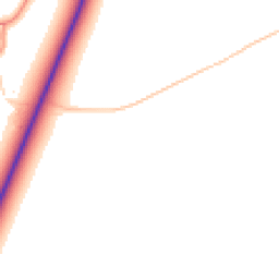 Daytime road noise heatmap for PE24 4AG