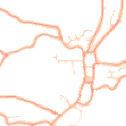 Daytime road noise heatmap for PE24 4DD