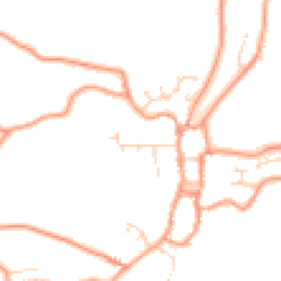 Daytime road noise heatmap for PE24 4DE