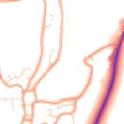 Daytime road noise heatmap for PE24 4DT