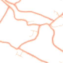 Daytime road noise heatmap for PE24 4EL
