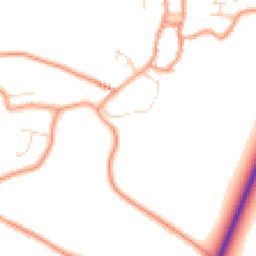 Daytime road noise heatmap for PE24 4EU