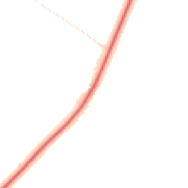 Night-time road noise heatmap for PE24 4HA