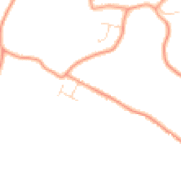 Daytime road noise heatmap for PE24 4HG