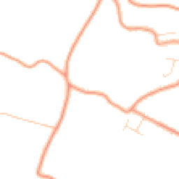 Daytime road noise heatmap for PE24 4HR