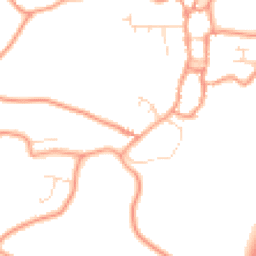 Daytime road noise heatmap for PE24 4JE