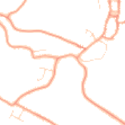Daytime road noise heatmap for PE24 4JH