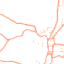 Daytime road noise heatmap for PE24 4LW
