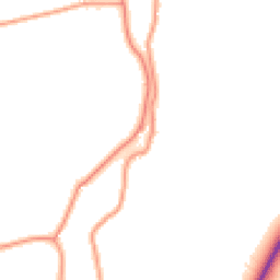 Daytime road noise heatmap for PE24 4PQ