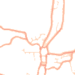 Daytime road noise heatmap for PE24 4PX