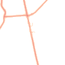 Daytime road noise heatmap for PE24 4RR
