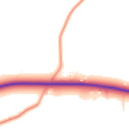 Daytime road noise heatmap for PE24 4UE