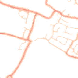 Daytime road noise heatmap for PE24 5AQ