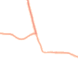 Daytime road noise heatmap for PE24 5BA