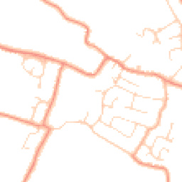 Daytime road noise heatmap for PE24 5BL