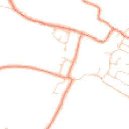 Daytime road noise heatmap for PE24 5BP