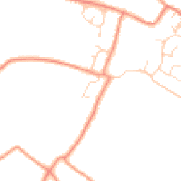 Daytime road noise heatmap for PE24 5FQ