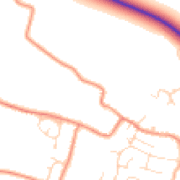 Daytime road noise heatmap for PE24 5FS