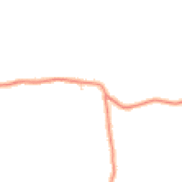 Daytime road noise heatmap for PE24 5HU