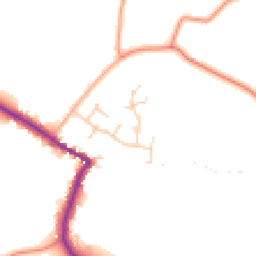 Daytime road noise heatmap for PE24 5NU