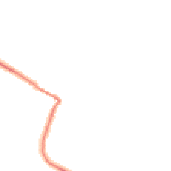 Night-time road noise heatmap for PE24 5NY