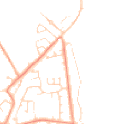 Daytime road noise heatmap for PE24 5PH
