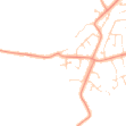 Daytime road noise heatmap for PE24 5QN